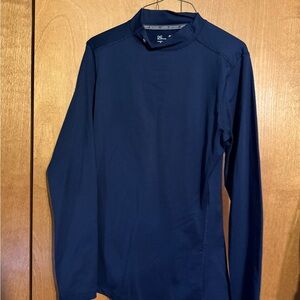 Under Armour Dark Blue Fitted Fleece Lined Shirt